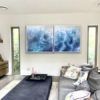 Flourish 2400 x 1200mm Diptych - Image 5