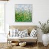 Field of Flowers Painting- 830x830mm - Image 2